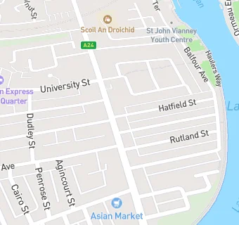 map for Hatfield House Bar
