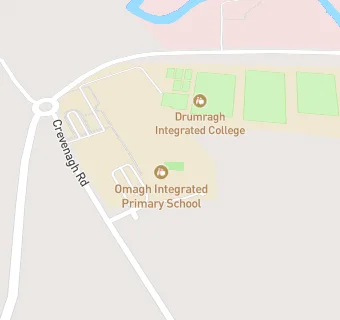 map for Omagh Integrated Pre-School