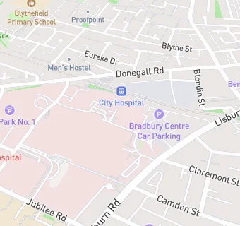 map for Acute Mental Health Unit