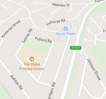 map for Glebe Primary School