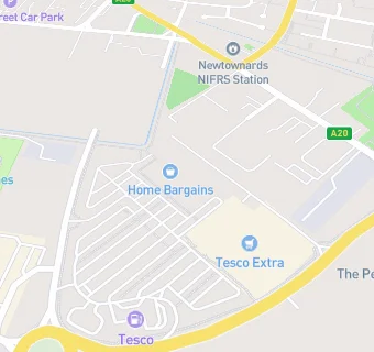 map for Lidl Newtownards