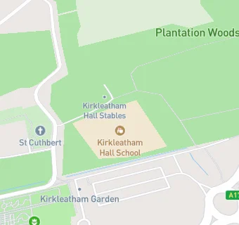 map for Kirkleatham Hall School