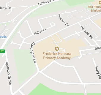 map for Frederick Nattrass Primary School