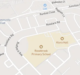 map for Roseworth Primary School