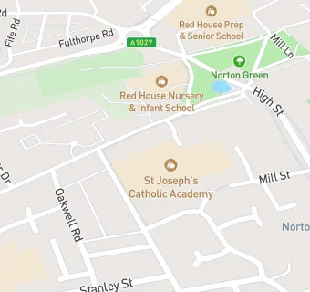 map for St Joseph's Catholic Academy