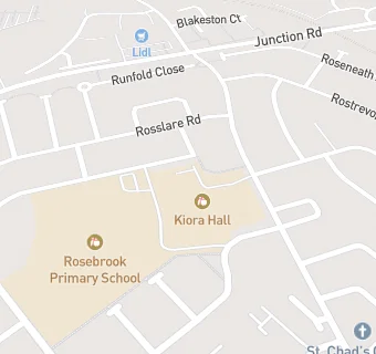 map for Kiora Hall