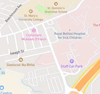 map for Iveagh Centre