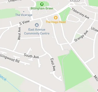 map for Old Billingham Community Centre