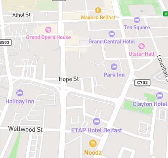 map for Hope Street Restaurant