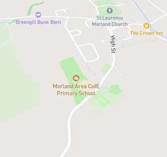 map for Morland C of E Primary School