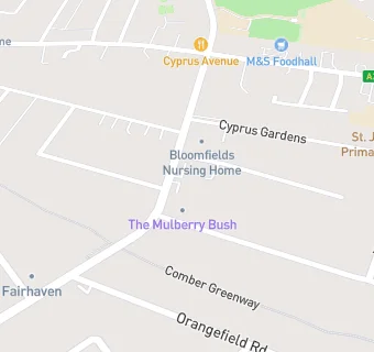 map for Mulberry Bush