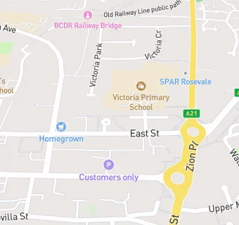 map for VICTORIA PRIMARY SCHOOL