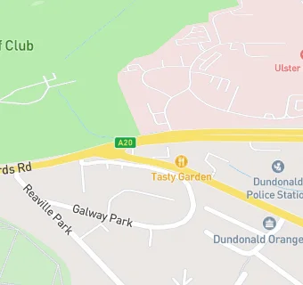 map for Rubys Bar Dundonald