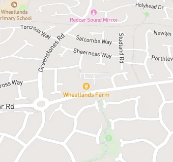 map for The Wheatlands Farm