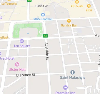 map for Starbucks