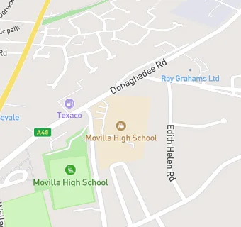 map for MOVILLA HIGH SCHOOL