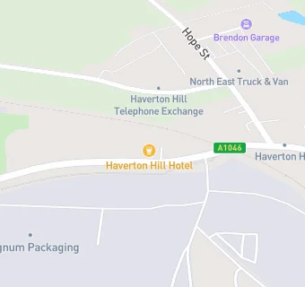 map for The Haverton Hill Hotel