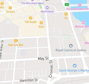 map for Centra Chichester Street