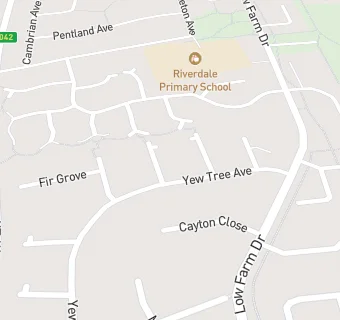 map for Yew Tree Care Centre