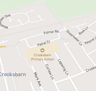 map for Crooksbarn Primary School