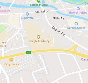 map for Omagh Academy GS Meals Kitchen