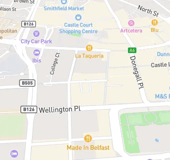 map for College Street Cafe