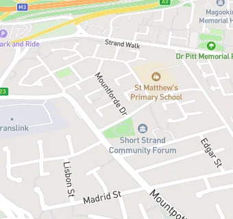 map for St Matthew's Social club