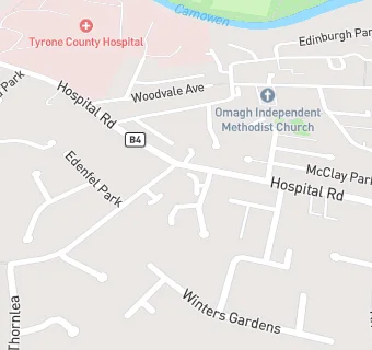 map for McBrides Spar Camowen