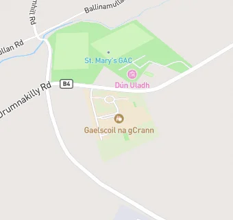 map for Gaelscoil na gCrann