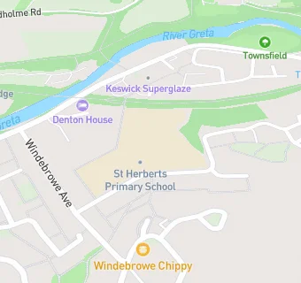 map for St Herbert's CofE (VA) Primary and Nursery School