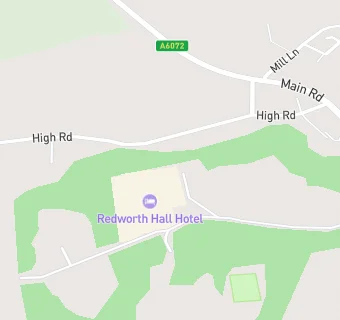 map for Redworth Hall Hotel