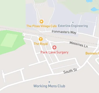 map for Park Lane Surgery