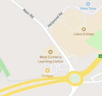 map for West Cumbria Learning Centre