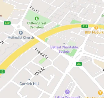 map for Clifton Street Service Station