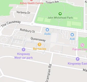 map for Queensway Dental Practice