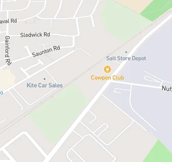 map for Cowpen Sports & Leisure Club