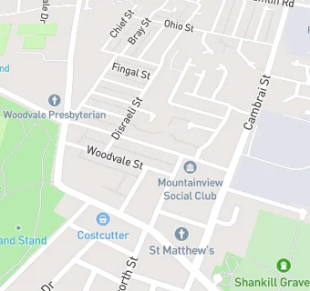 map for Mountainview Social Club