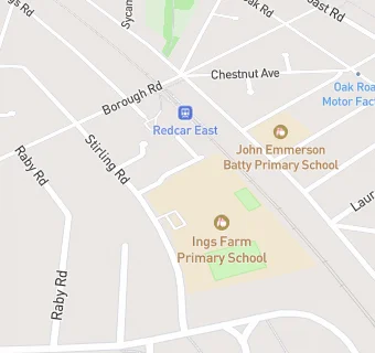 map for Ings Farm Primary School