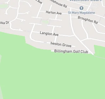 map for Billingham Golf Club Kitchen & Bar