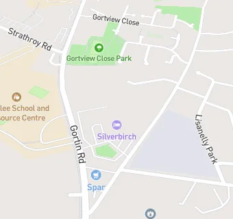 map for Silverbirch Hotel