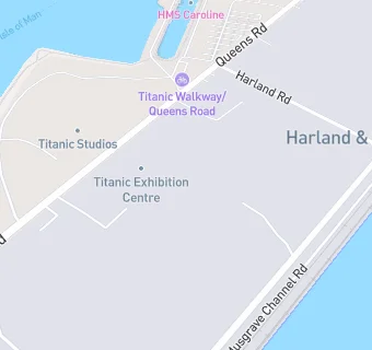 map for Titanic Hotel Belfast