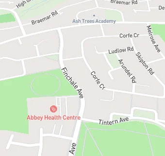 map for Marsh House Medical Practice