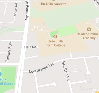 map for Bede College