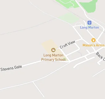 map for Long Marton School