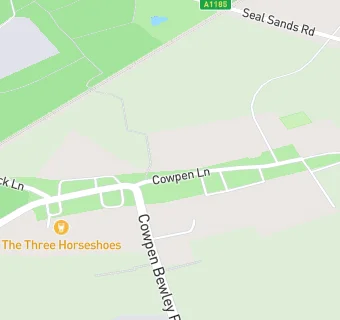 map for The Three Horseshoes