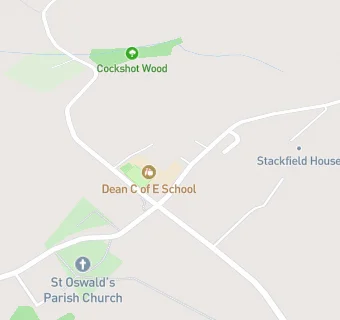 map for Dean CofE School