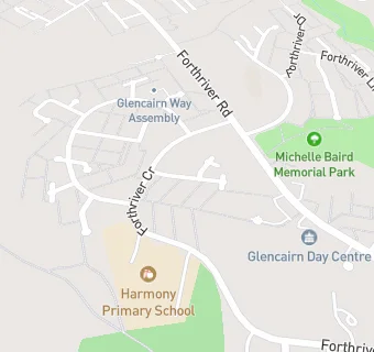 map for Harmony Primary School and Nursery School