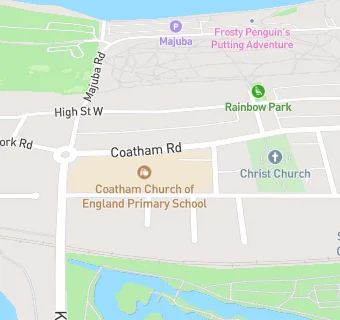 map for Coatham Church of England Primary School