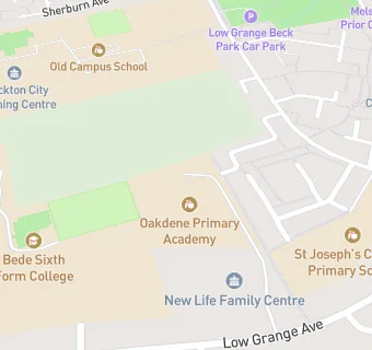 map for Oakdene Primary Academy