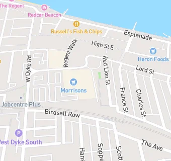 map for Morrisons Petrol Station